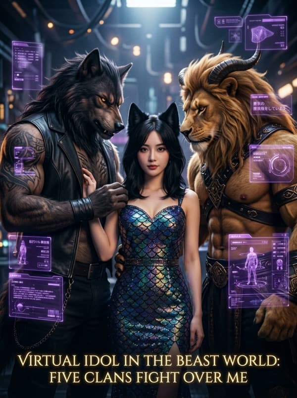 Couverture de Virtual Idol in the Beast World: Five Clans Fight Over Me — Web novel