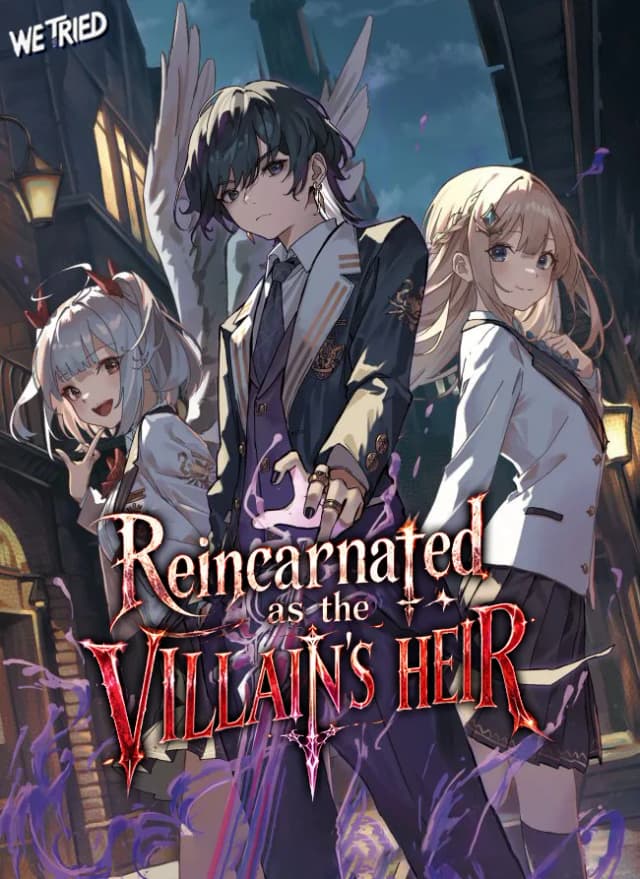Couverture de Reincarnated as the Villain's Heir — Web novel par Ratiumu