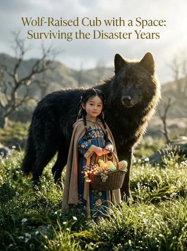 Couverture de Wolf-Raised Cub with a Space: Surviving the Disaster Years — Web novel