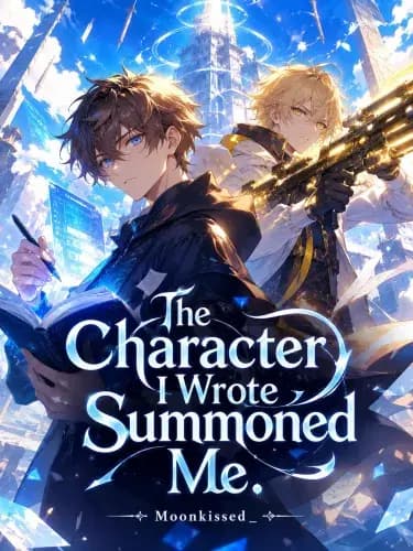 Couverture de The Character I Wrote Summoned Me — Web novel par Moonkissed_