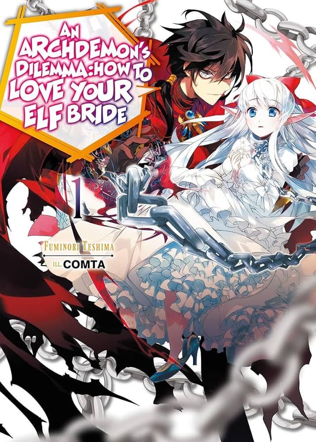 Couverture de An Archdemon's Dilemma: How to Love Your Elf Bride — Light novel par Teshima Fuminori