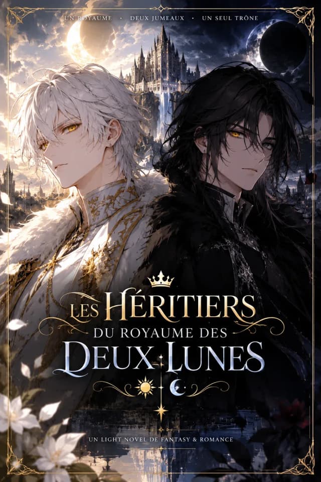 Couverture de Les héritiers du royaume des deux lunes — Web novel par Nspww
