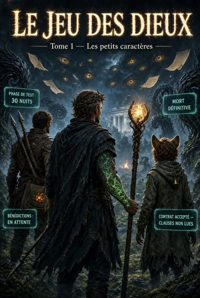 Couverture de Le jeu des Dieux — Web novel par VisuK