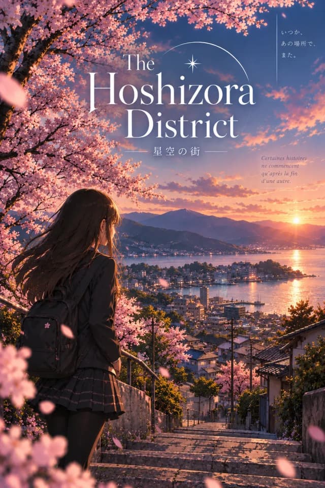 Couverture de The  Hoshizora District — Web novel par Nalzerinoo