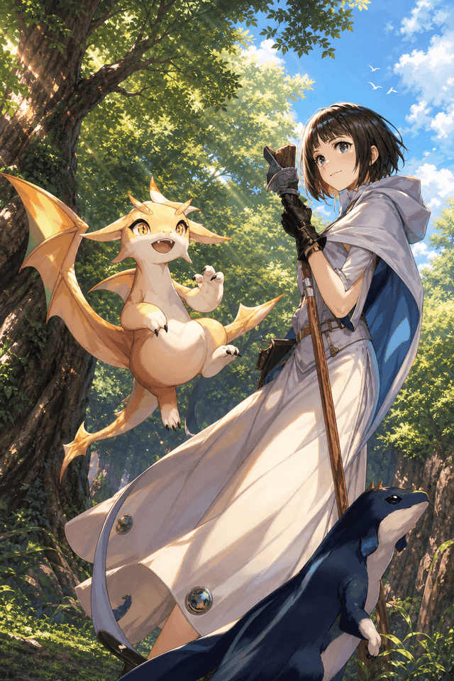Couverture de Tensei Shitara Dragon no Tamago Datta - Saikyou Igai Mezasa Nee — Web Novel par 猫子