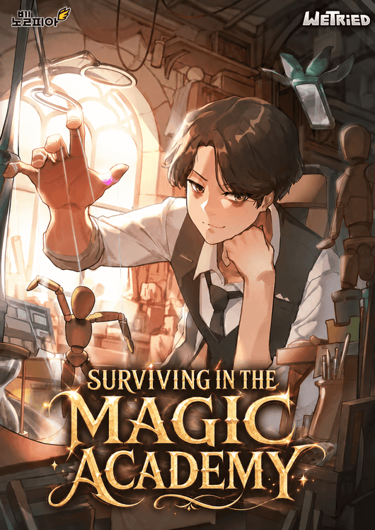 Couverture de Surviving in the Magic Academy — traduit par Reaper Novel