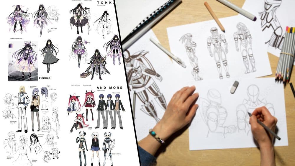 La place des illustrateurs dans la réalisation d'un light novel