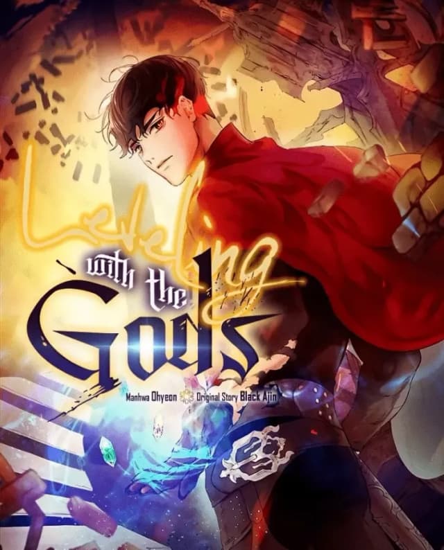 Couverture de Leveling with the Gods — Web novel par Black-Ajin
