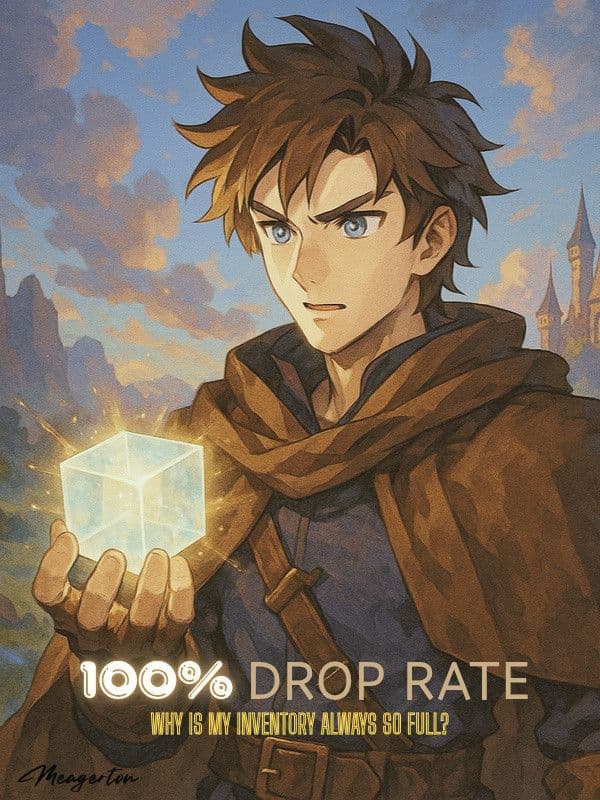 Couverture de 100\% DROP RATE : Why is My Inventory Always so Full? — Web novel par no-name