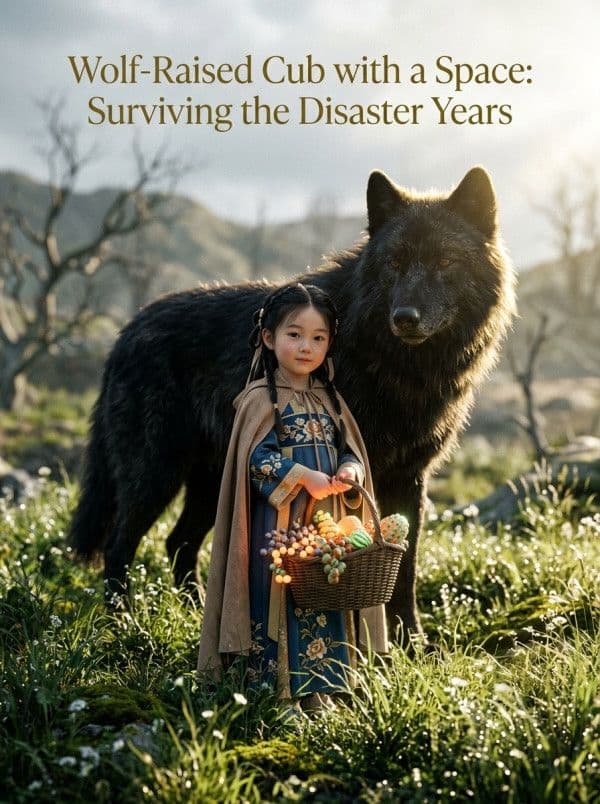 Couverture de Wolf-Raised Cub with a Space: Surviving the Disaster Years — Web novel