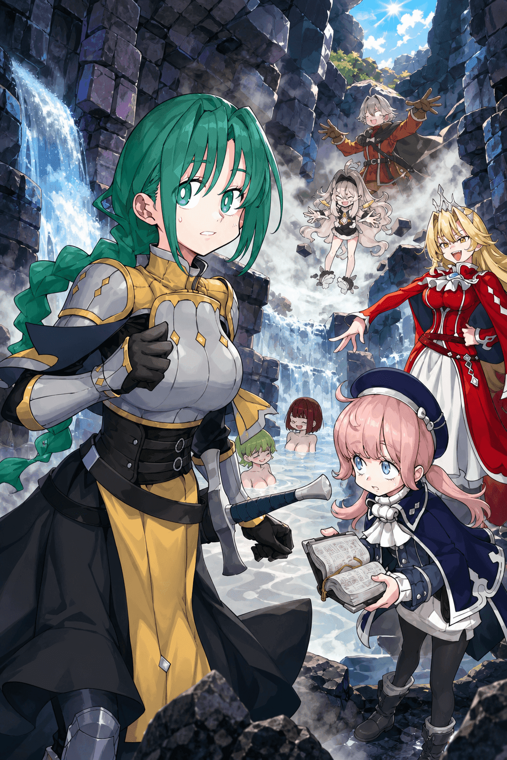 Couverture de Isekai Tensei Dungeon Master: Onsen Dungeon o Tsukuru