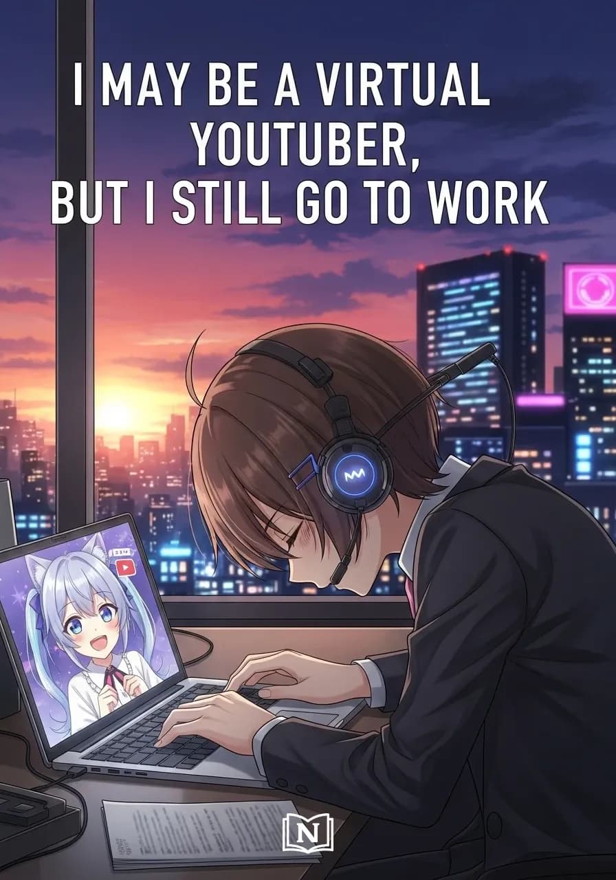 Couverture de I May Be a Virtual Youtuber, but I Still Go to Work