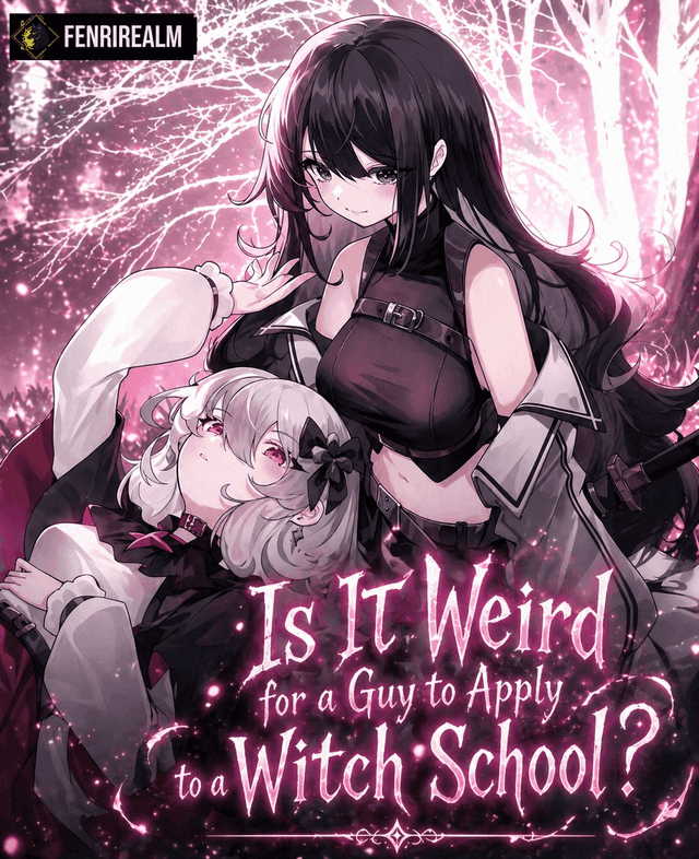 Couverture de Is It Weird for a Guy to Apply to a Witch School? — Web novel