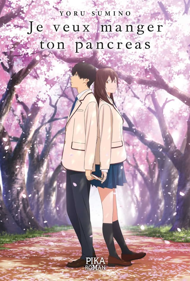 Couverture de Je veux manger ton pancréas — Light novel par Yoru Sumino
