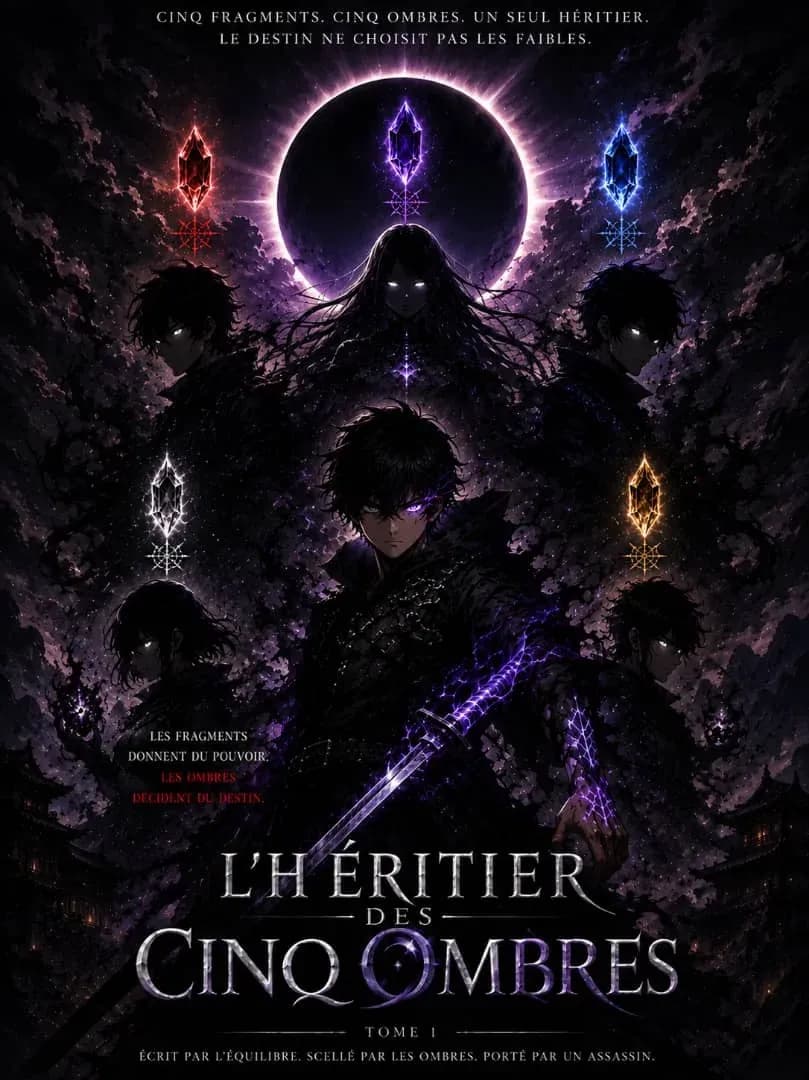 Couverture de L'héritier des cinq ombres