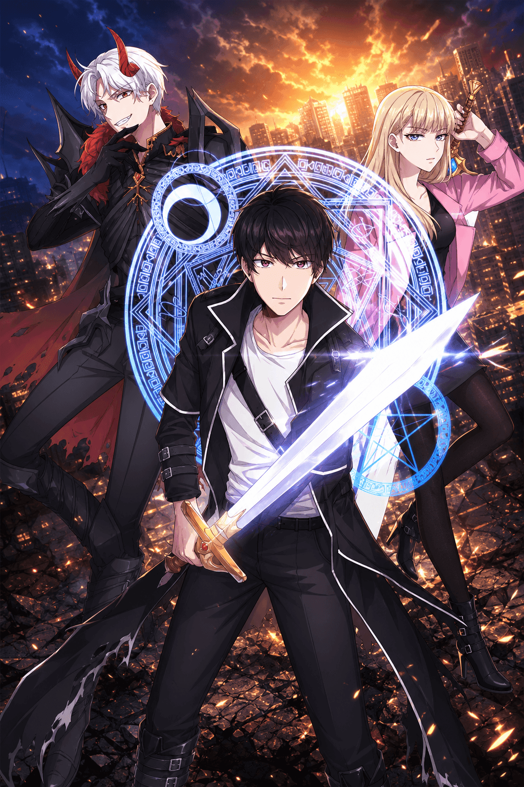 Couverture de Demon King & Hero