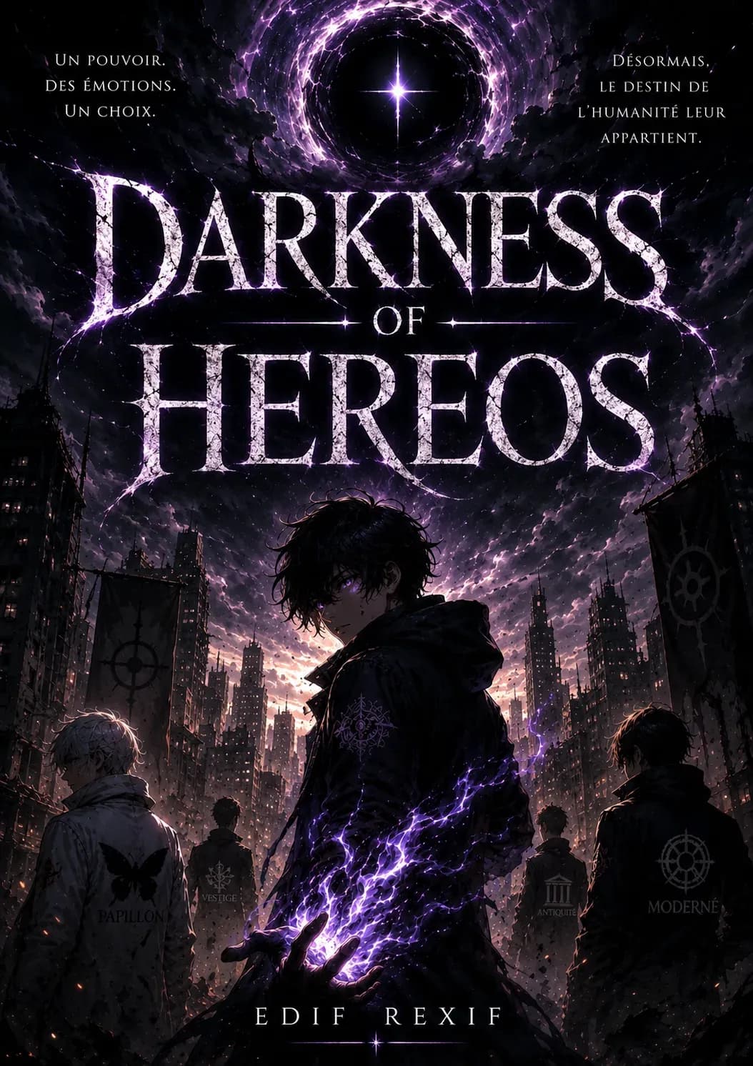 Couverture de Darkness of hereos