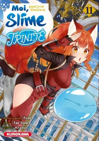 Couverture de l'article Slime Trinité : le tome 11 sort ce 20 août chez Kurokawa