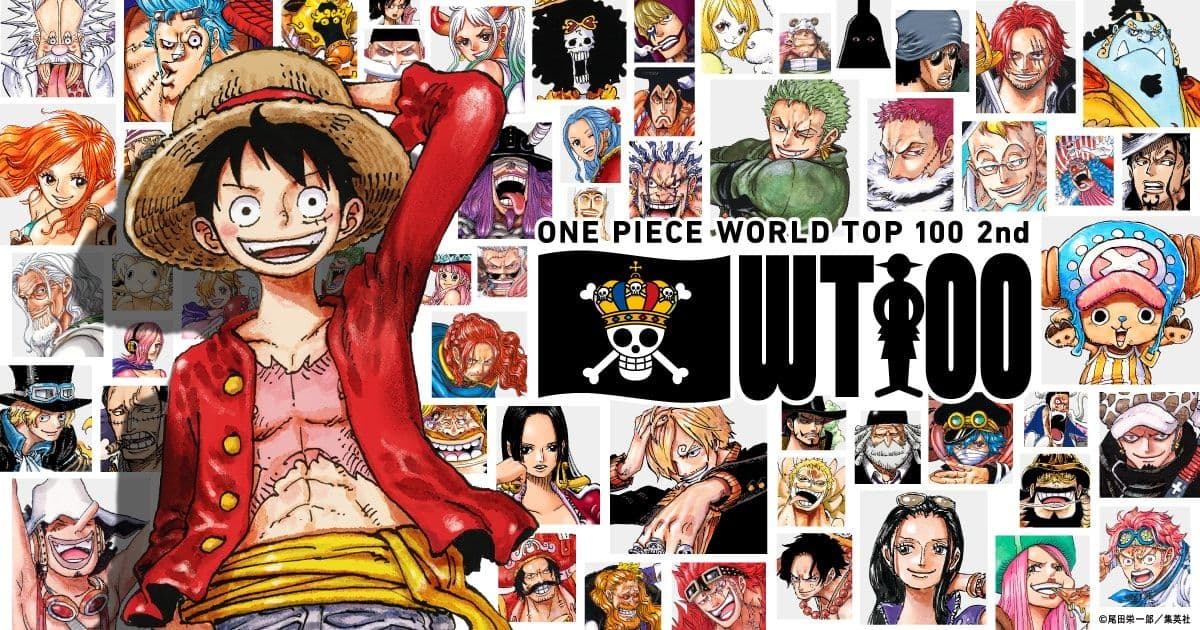 Couverture de l'article One Piece : Luffy remporte le sondage mondial WORLD TOP 100