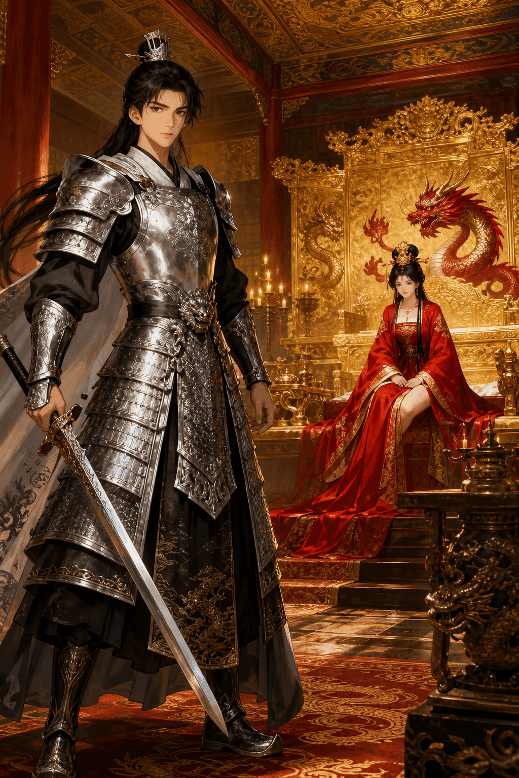 Couverture de Reign Over Romance Fiction: The Empress Kneels in the Bedchamber to Apologize